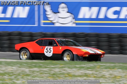 2008-04-26 Monza 1635 Classic Endurance Racing - Casoni-Nicodemi - De Tomaso Pantera GR IV 1972